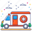 ambulance, medical transport, medical vehicle, automobile, automotive 