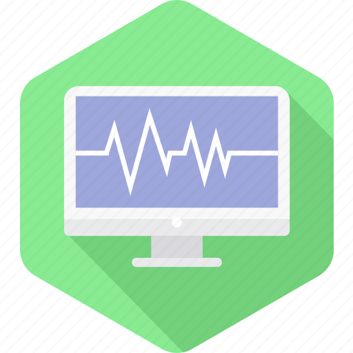 Medical, report, computer, ecg, healthcare, hospital icon - Download on Iconfinder