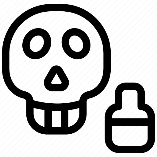 Danger, poison, skull icon - Download on Iconfinder