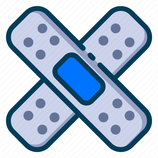 Band aid, bandage, first aid, healthy, injury, medical, plaster icon - Download on Iconfinder