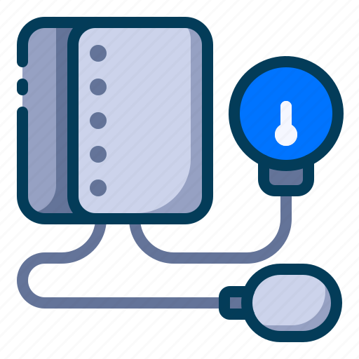 Blood pressure, bp, gauge, healthy, medical, sfigmomanometer, tension icon - Download on Iconfinder