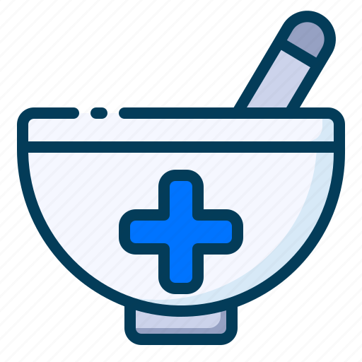 Healthy, herbal, medical, mortar, pestle, pharmacology, pharmacy icon - Download on Iconfinder