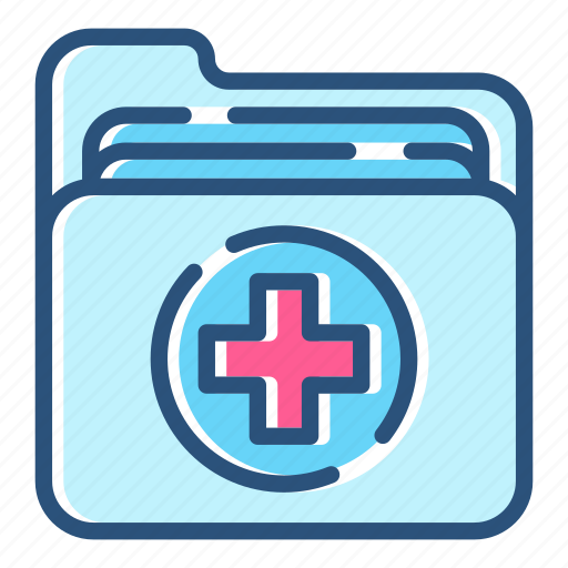 Document, folder, health, healthcare, hospital, medical, medicine icon - Download on Iconfinder
