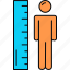 height, measurement, measure 