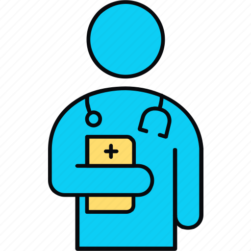 Doctor, male, healthcare, medical, practitioner, profile icon - Download on Iconfinder