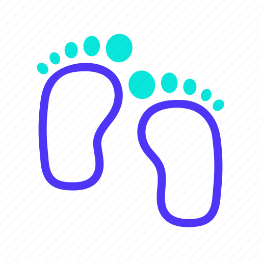 Body, feet, foot, footprint, human, pace, step icon - Download on Iconfinder