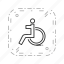 handicap, patient, wheel chair 