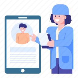 online patient, online patient report, online patient profile, mobile app, mobile patient 