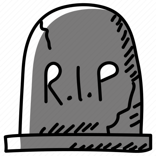 Death, grave, mortality, gravestone, rip icon - Download on Iconfinder