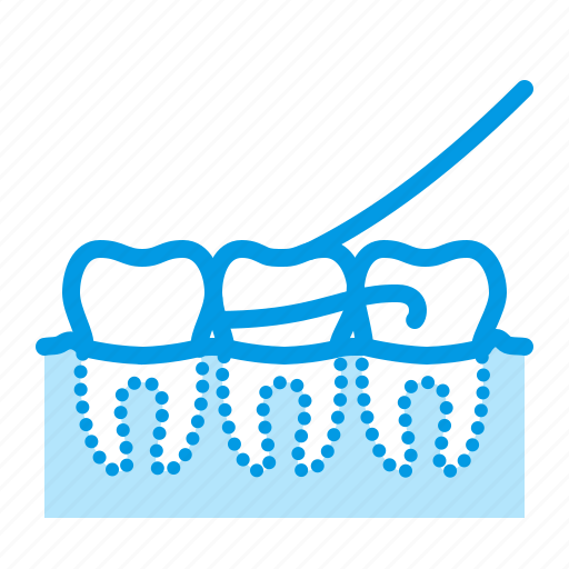 Dental, dentistry, floss, medical, teeth icon - Download on Iconfinder