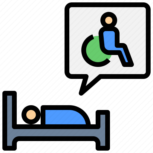 Disability, patient, accident, handicapped, treatment, recover icon - Download on Iconfinder