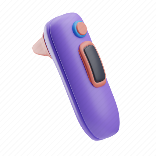 Ear, thermometer, weather, hearing, sound, cold, forecast 3D illustration - Download on Iconfinder
