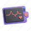 ekg, monitor, desktop, ecg machine, display, pulse, electrocardiogram, heartbeat, screen 
