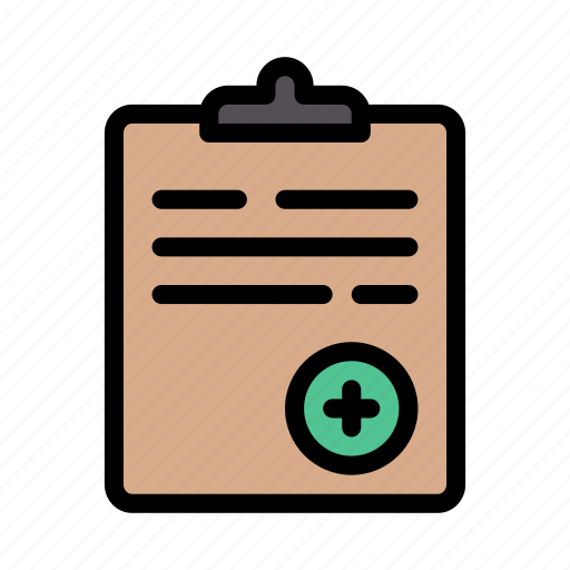 Report, medical, healthcare, sheet, clipboard icon - Download on Iconfinder