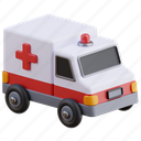 ambulance, emergency, vehicle, medical, transportation, hospital