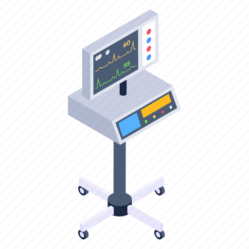 Ekg machine, cardiac electrogram, ecg machine, electrocardiogram, heart rate machine icon - Download on Iconfinder