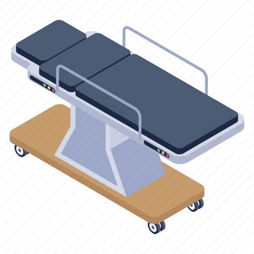 Operation table, surgical bed, surgical table, hospital furniture, treatment table icon - Download on Iconfinder