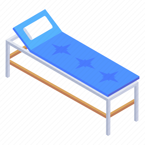 Hospital bed, furniture, sickbed, patient bed, nursing bed icon - Download on Iconfinder
