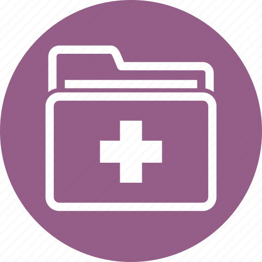 Folder, health records, medical files icon - Download on Iconfinder