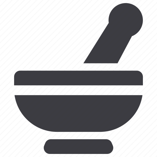 Medical supplies, mortar, pestle, pharmacy icon - Download on Iconfinder