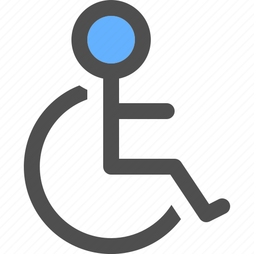 Wheel, chair, healthcare, hospital, medical, emergency, aid icon - Download on Iconfinder