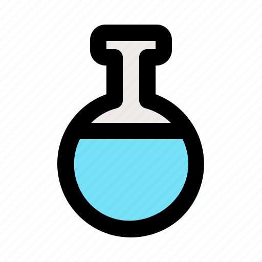 Bottle, chemistry, experiment, laboratory, medic, medical, potion icon - Download on Iconfinder