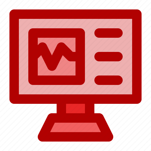 Cardiogram, care, center, computer, hospital, medical icon - Download on Iconfinder