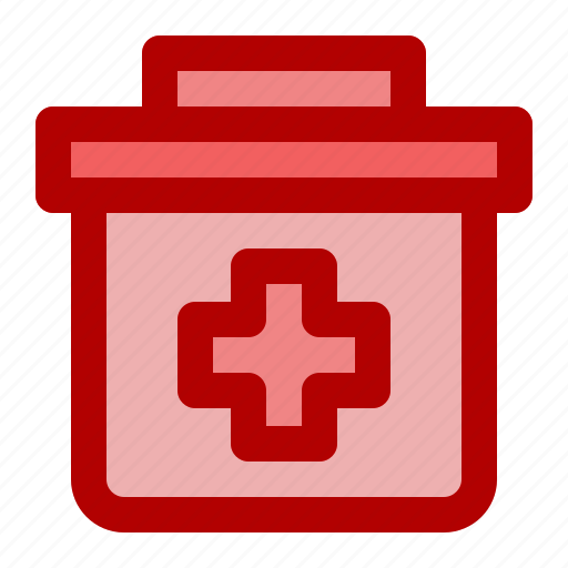 Aid, box, center, first, hospital, kit, medical icon - Download on Iconfinder