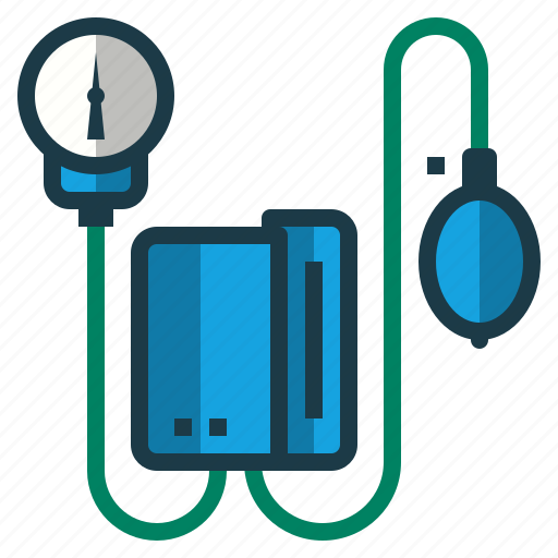 Blood, gauge, medical, pressure, sphygmomanometer icon - Download on Iconfinder