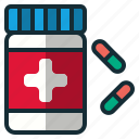bottle, container, drug, healthcare, medicine, pharmacy, treatment