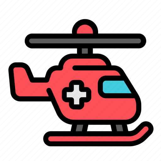Helicopter, medical, rescue, ambulance, emergency, transport, air icon - Download on Iconfinder