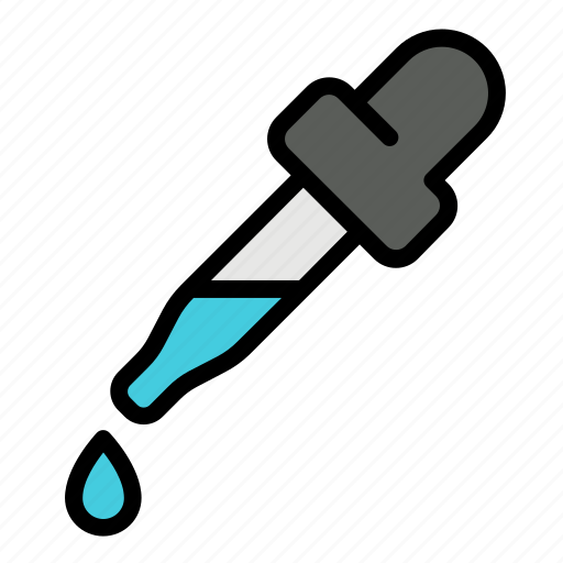 Pipette, liquid, dropper, medical, glass, research, pipet icon - Download on Iconfinder