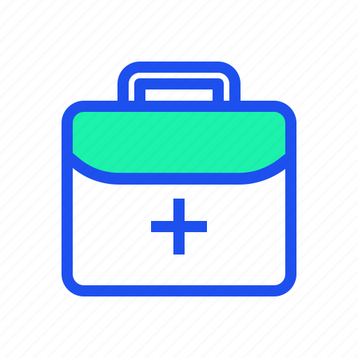 Aid, briefcase, first, kit, medical icon - Download on Iconfinder