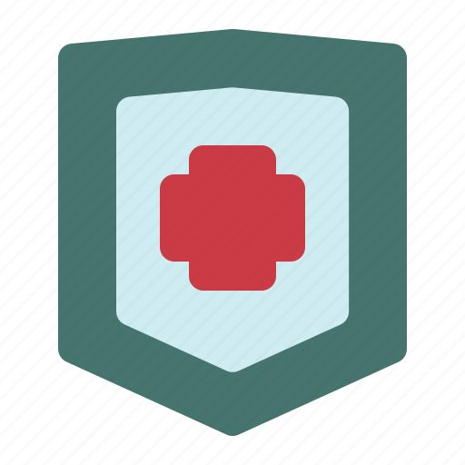 Center, hospital, insurance, medical, protection, shield icon - Download on Iconfinder