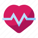 cardiogram, heart, pulse, rate