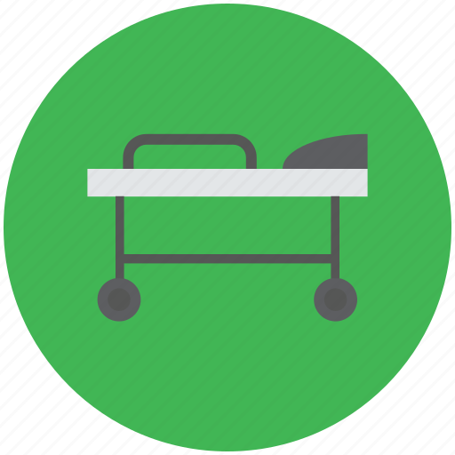 Healthcare, hospital, patient, patient bed, stretcher icon - Download on Iconfinder