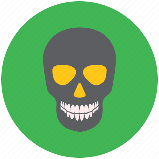 Danger, dead, death, human skull, poison, skull, toxicant icon - Download on Iconfinder