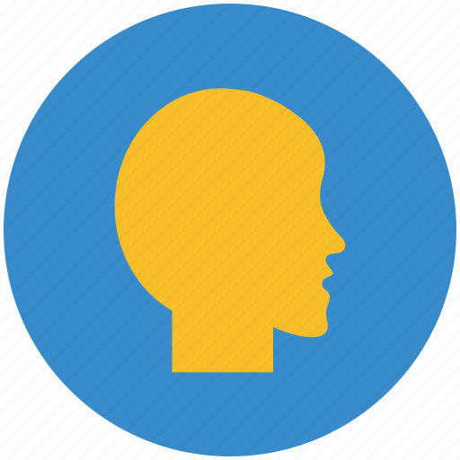 Avatar, brain, face, human face, right view face icon - Download on Iconfinder