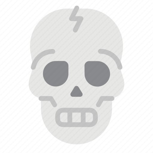 Skull, skeleton, dead, head, death, halloween, medical icon - Download on Iconfinder