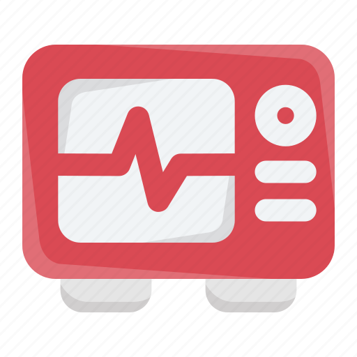 Cardiogram, cardiograph, cardiology, electrocardiogram, heartbeat, monitor, pulse icon - Download on Iconfinder