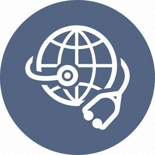 Global health, global healthcare, stethoscope icon - Download on Iconfinder