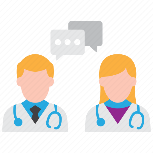 Conversation, dialogue, discussion, doctors icon - Download on Iconfinder