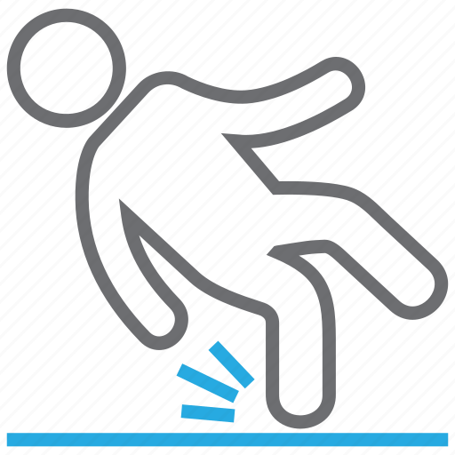 Accident, fall, slip, slippery icon - Download on Iconfinder