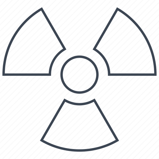 Radiation, warning icon - Download on Iconfinder