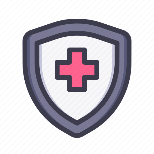 Shield, medical, health, hospital, clinic, protect, safe icon - Download on Iconfinder