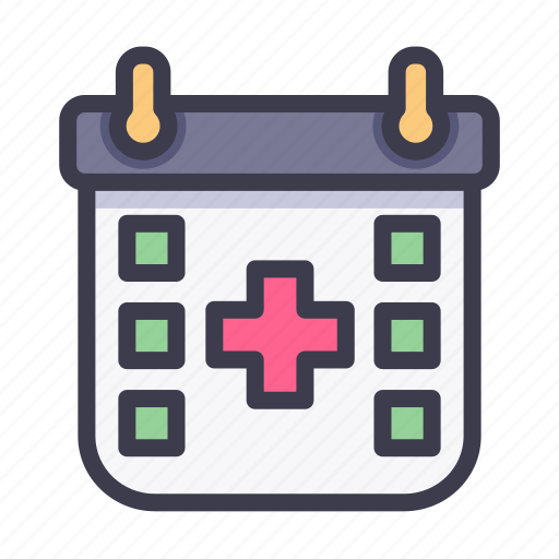 Calendar, health, medical, schedule, healthcare, day icon - Download on Iconfinder