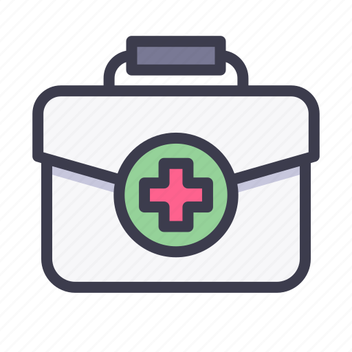 Bag, medical, heart, briefcase, hospital, healthcare, health icon - Download on Iconfinder