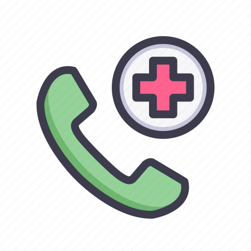 Call, phone, medical, emergency, ambulance, healthcare, telephone icon - Download on Iconfinder