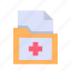 document, paper, file, medical, healthcare, folder, hospital 