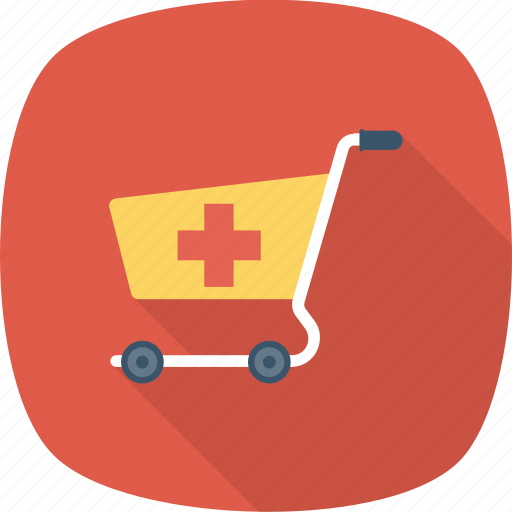 Cart, medical, pharmacy, supplies icon - Download on Iconfinder